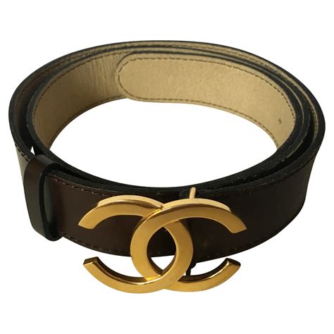 chanel belt leather|authentic chanel belt.